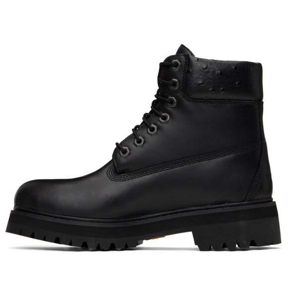 New Timberland Black 6 Inch Gore-Tex GTX Boots (For Men) Size 8.5 - Picture 3 of 6